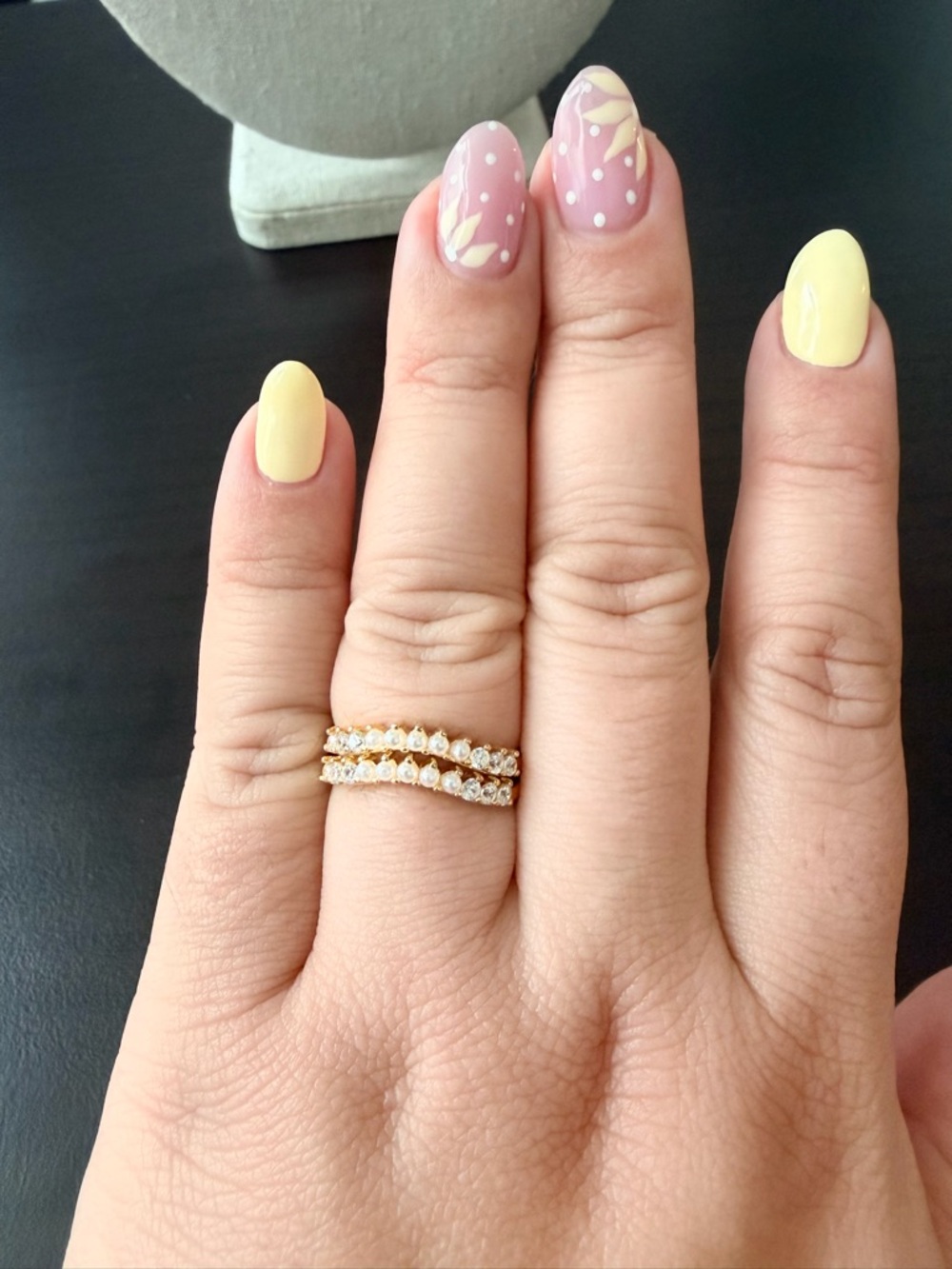Gold Guilded Sterling Stackable Band Set